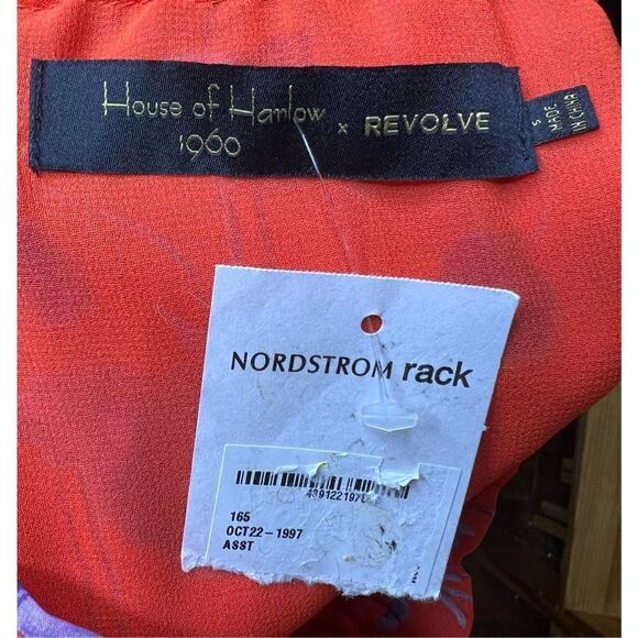 House of Harlow x Revolve Ariani Skirt in Crimson Floral NWT Size Small - Picture 6 of 7